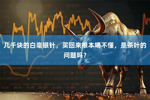 几千块的白毫银针，买回来根本喝不懂，是茶叶的问题吗？