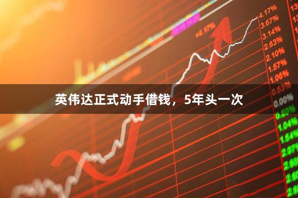 英伟达正式动手借钱，5年头一次